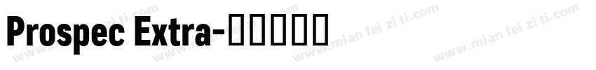 Prospec Extra字体转换